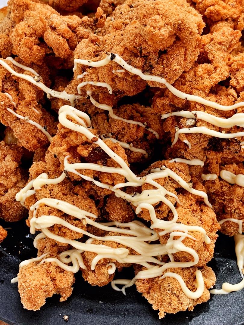 生酮酥炸椒盐小河虾