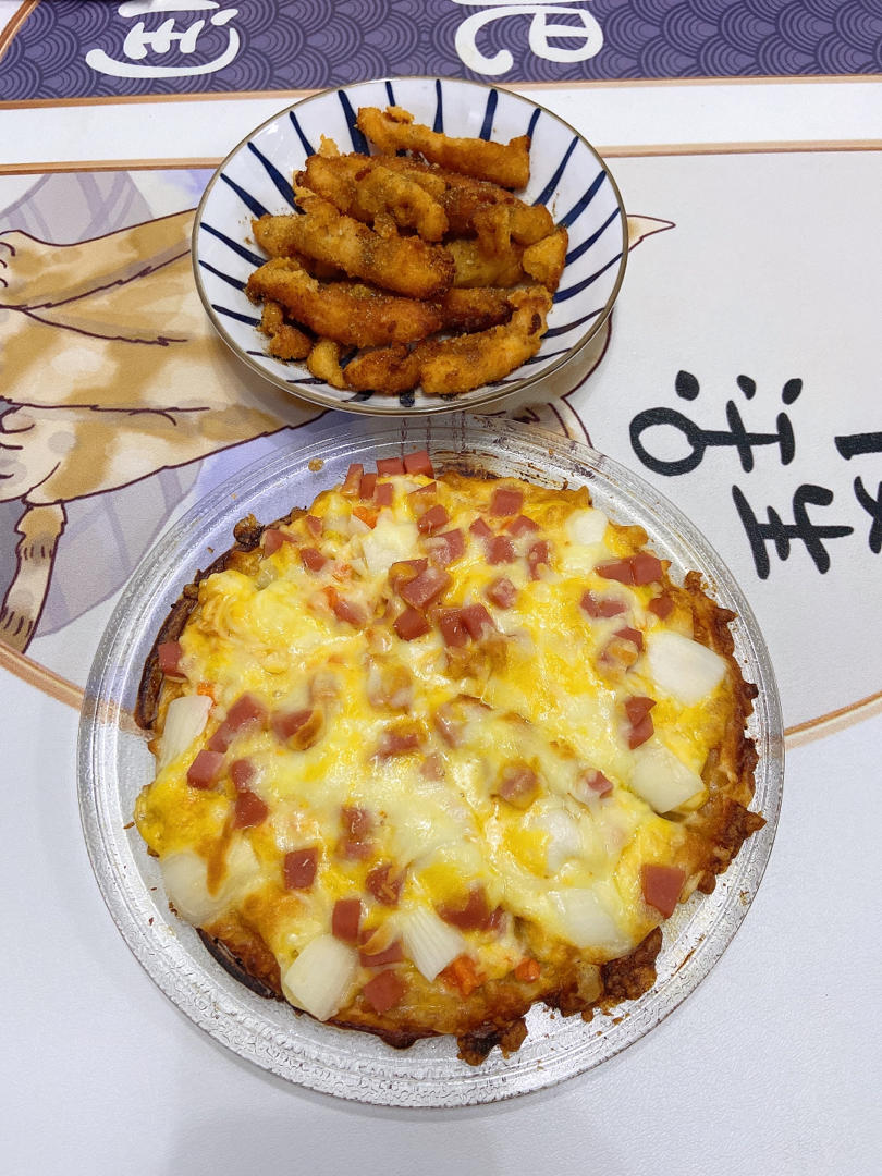 在家做披萨🍕做法超简单，保证你一学就会🙊🙊