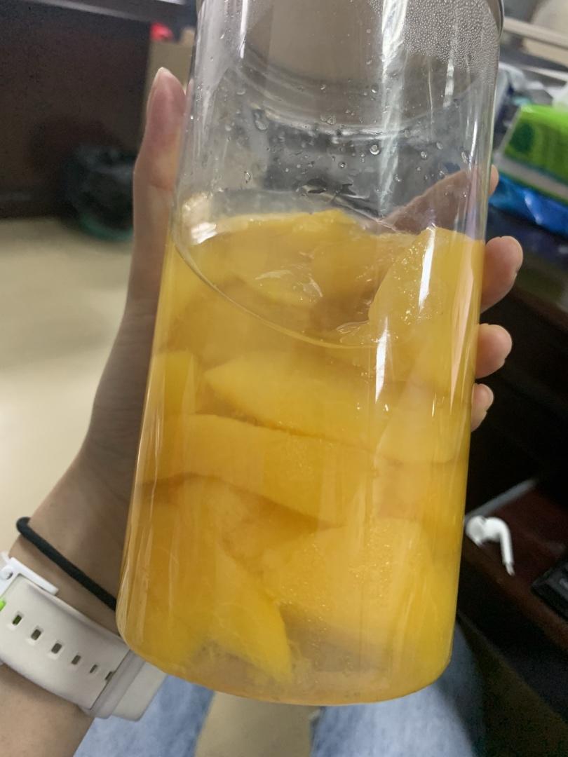 自制黄桃罐头，无添加剂