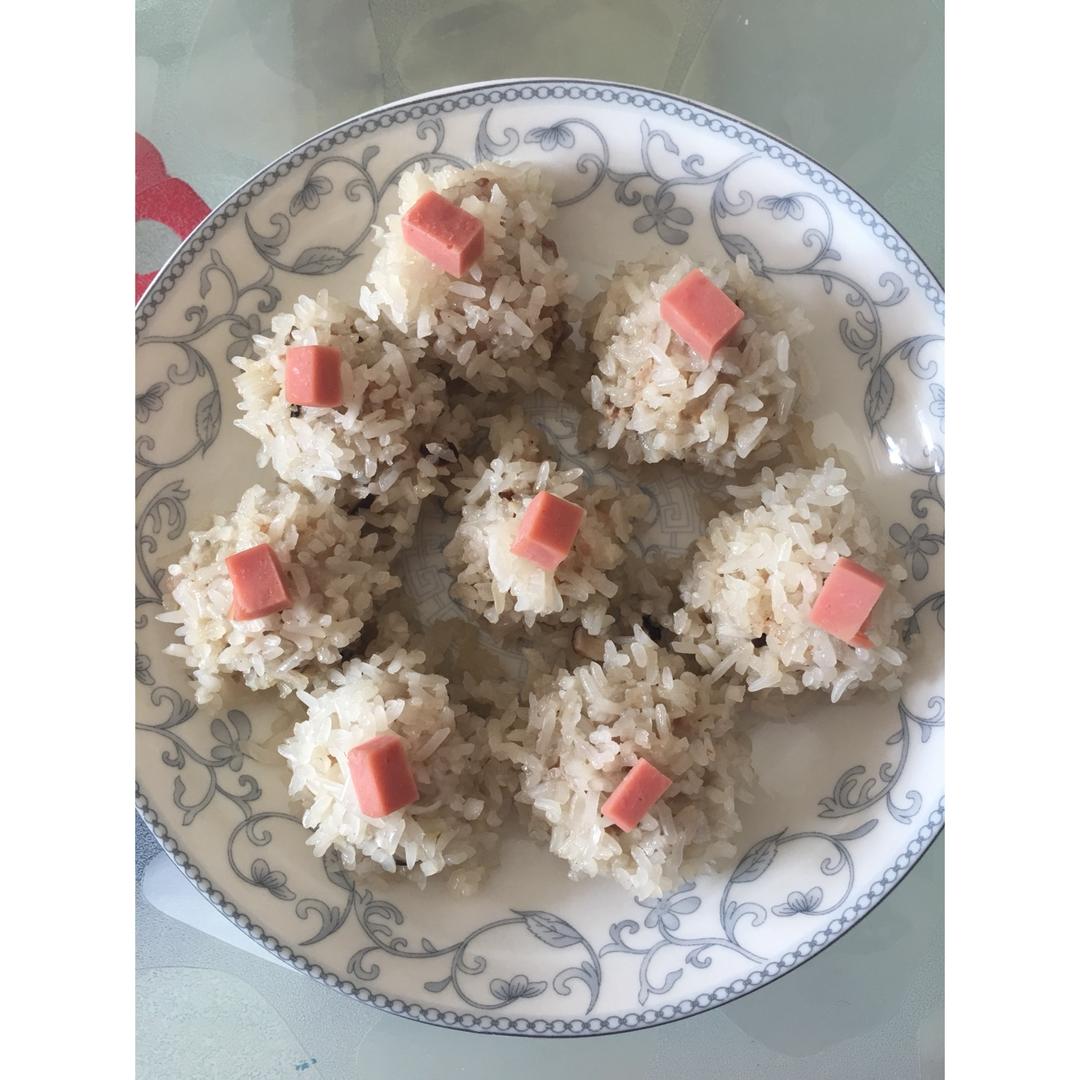 蒸糯米丸子