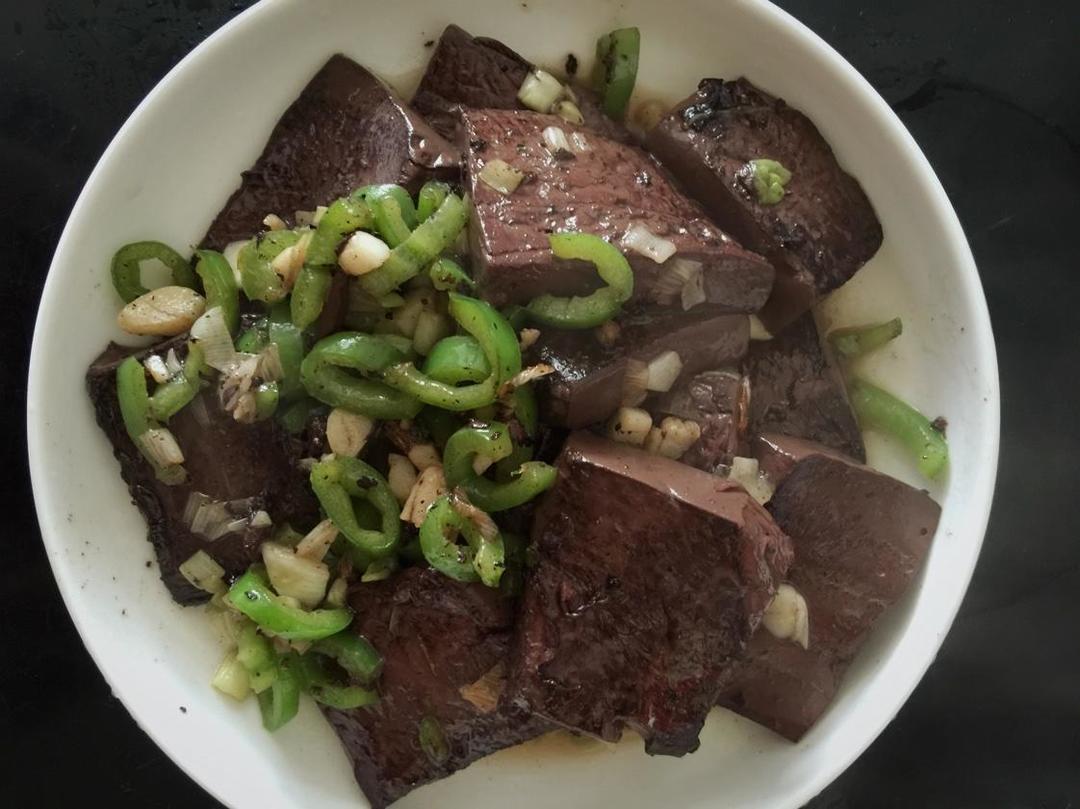 素炒血豆腐