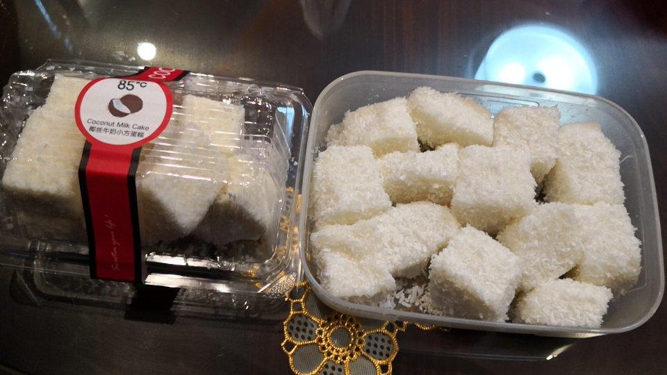 完胜85度C牛奶椰丝小方