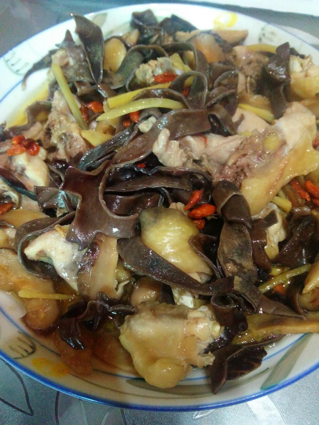 香菇蒸滑鸡