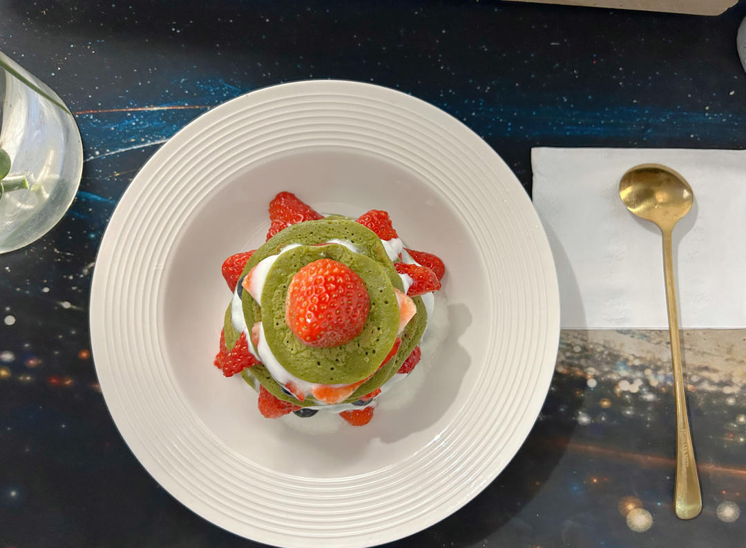 圣诞树松饼叠叠乐的做法