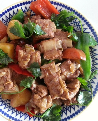 土豆炖排骨