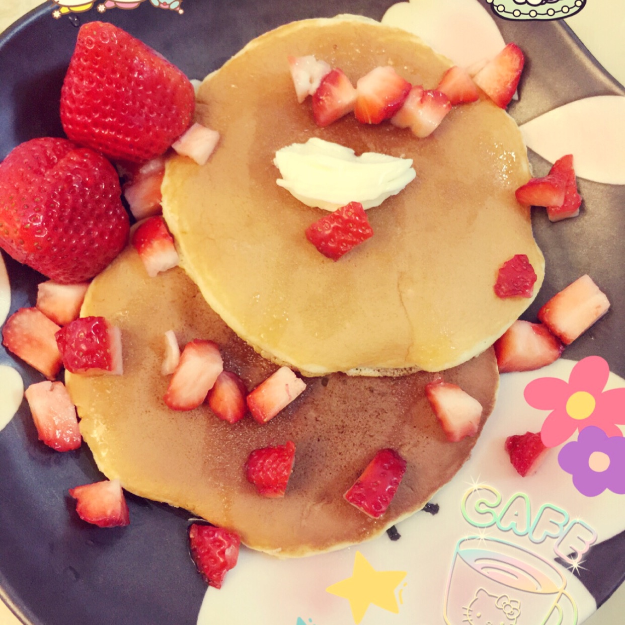 超级简单pancake【无黄油健康版】