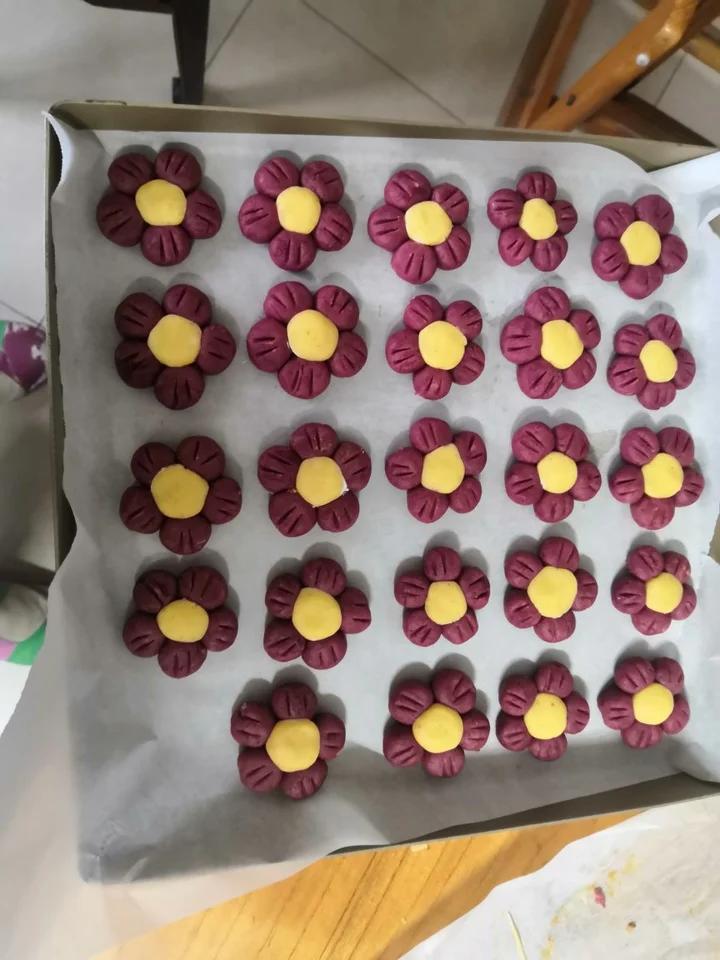 送你一朵小红花 🌺免模具｜零难度花朵饼干