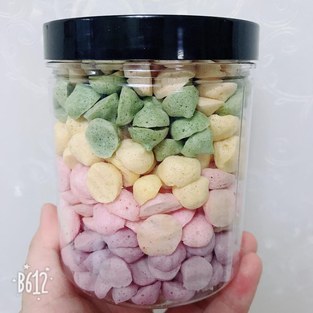 迷人的火龙果溶豆酸奶溶豆宝宝辅食