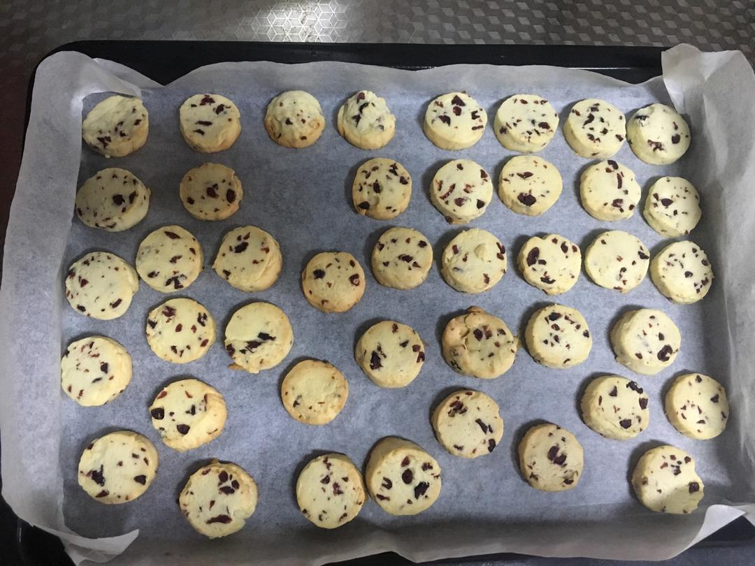低糖少油版蔓越莓饼干