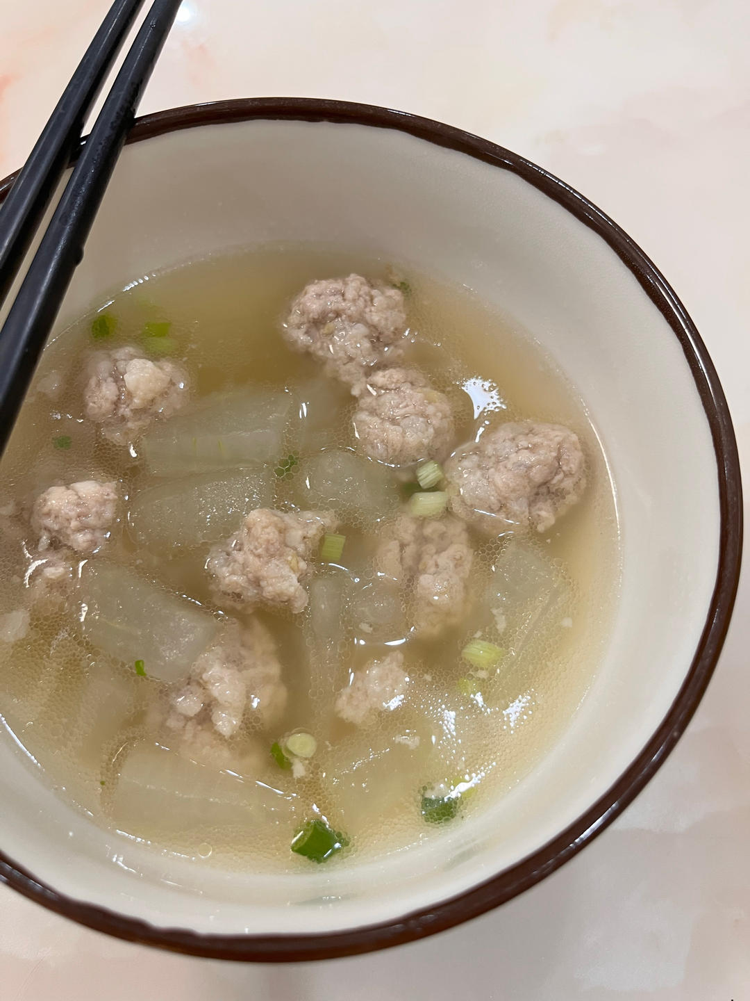 巨鲜美的冬瓜丸子汤
