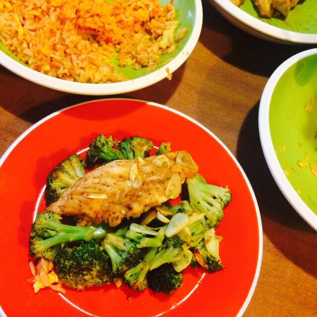 蒜蓉辣酱烤鸡胸