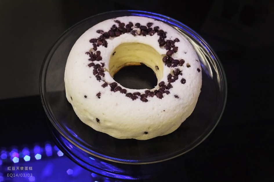 蜜豆牛奶天使蛋糕