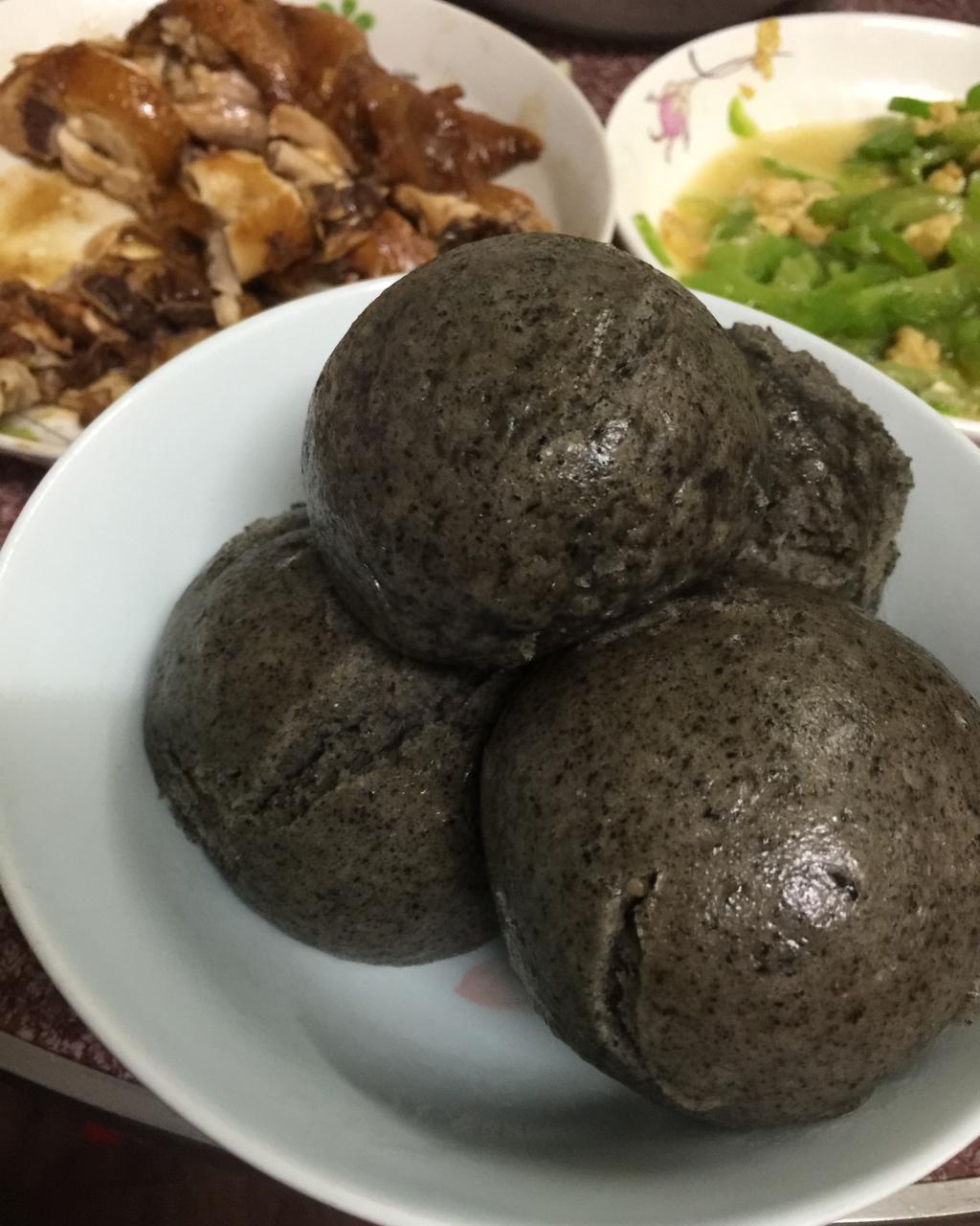黑芝麻馒头之粗粮馒头2