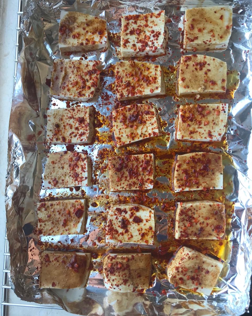 烤箱版的烤豆腐