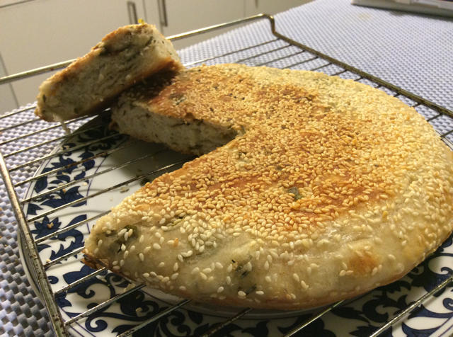 椒盐发面饼 Sesame Pancake