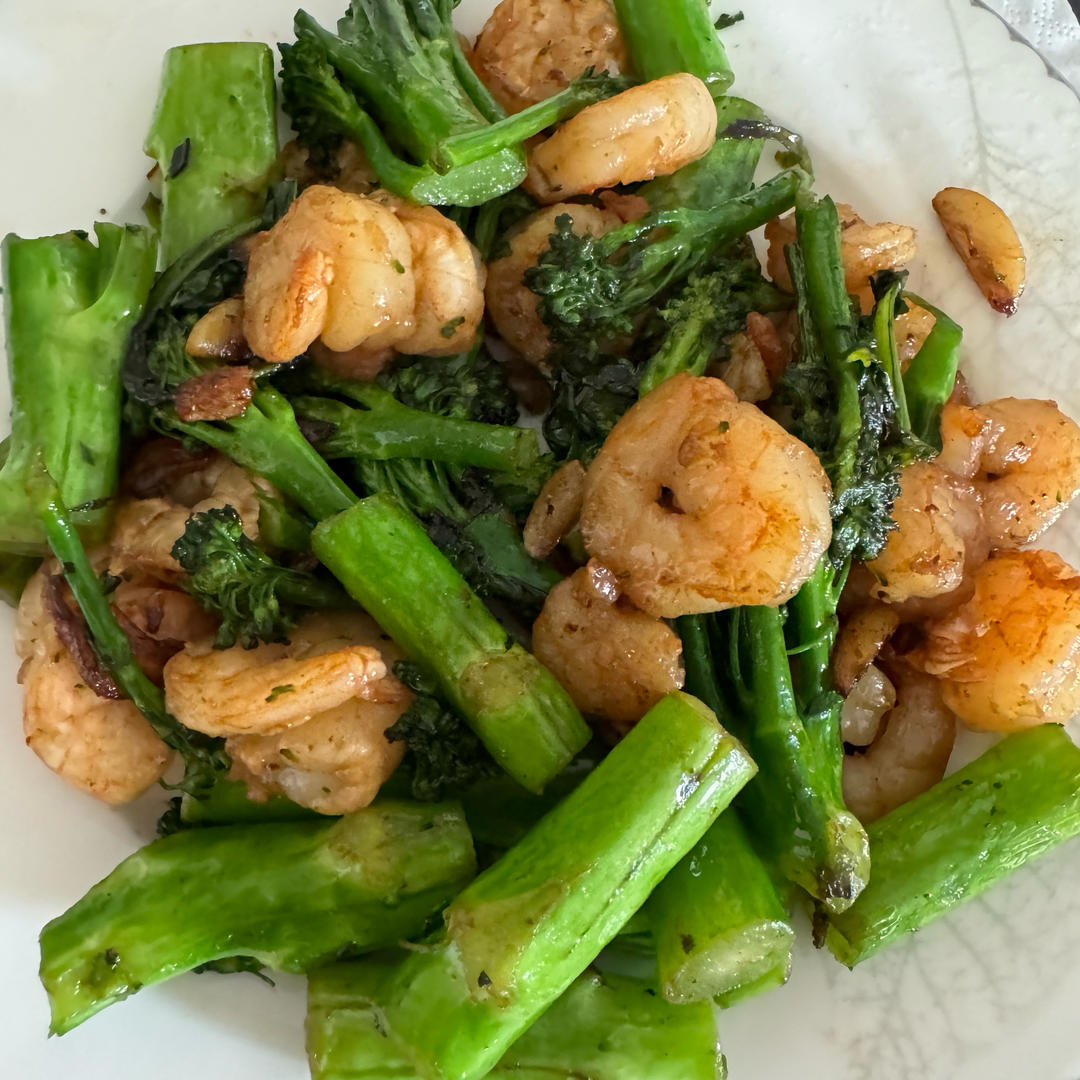 西兰花炒西兰苔