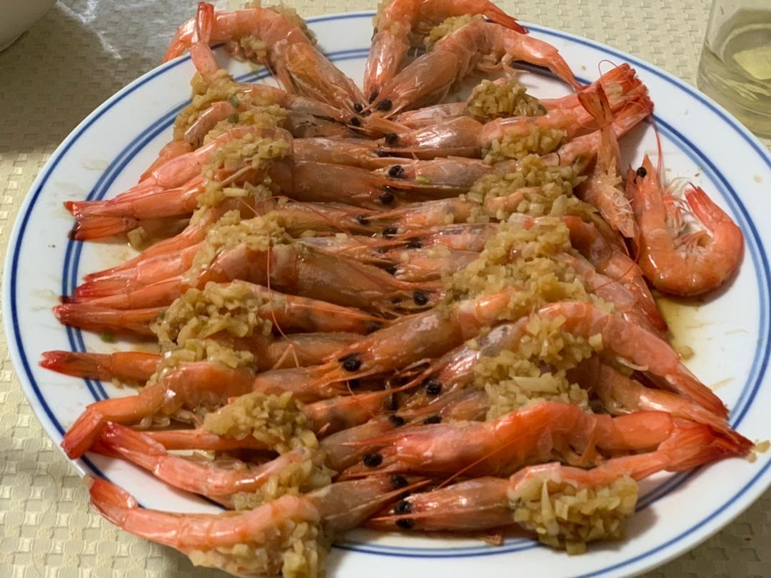 蒜蓉开背虾