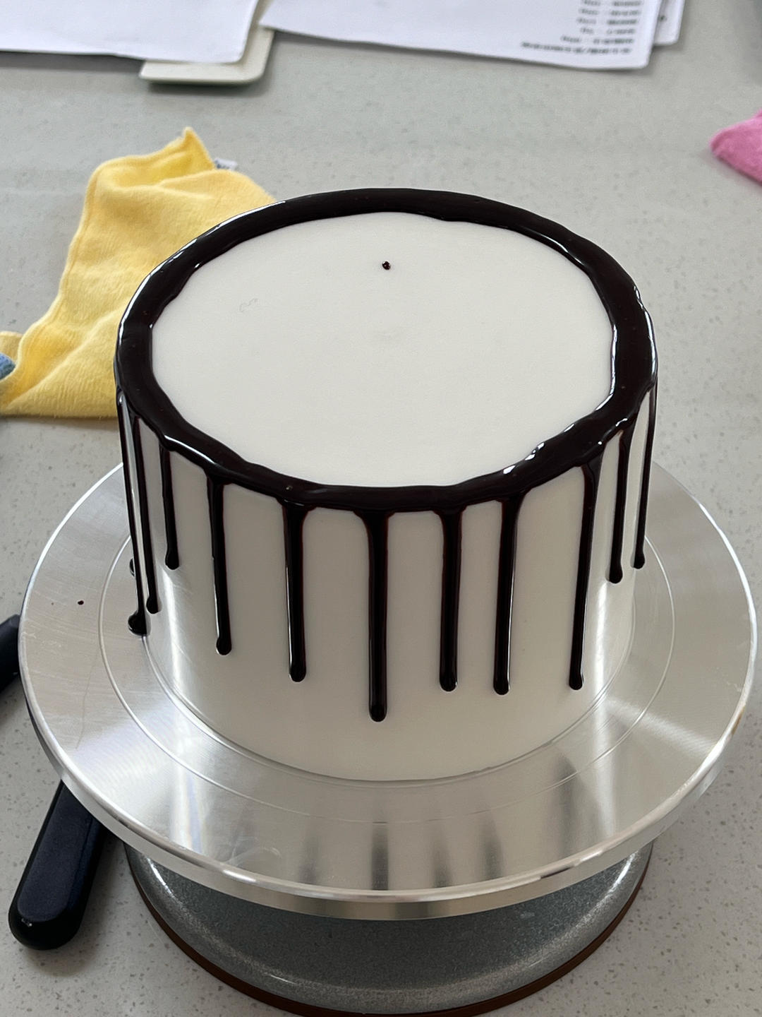 巧克力甘纳许淋面