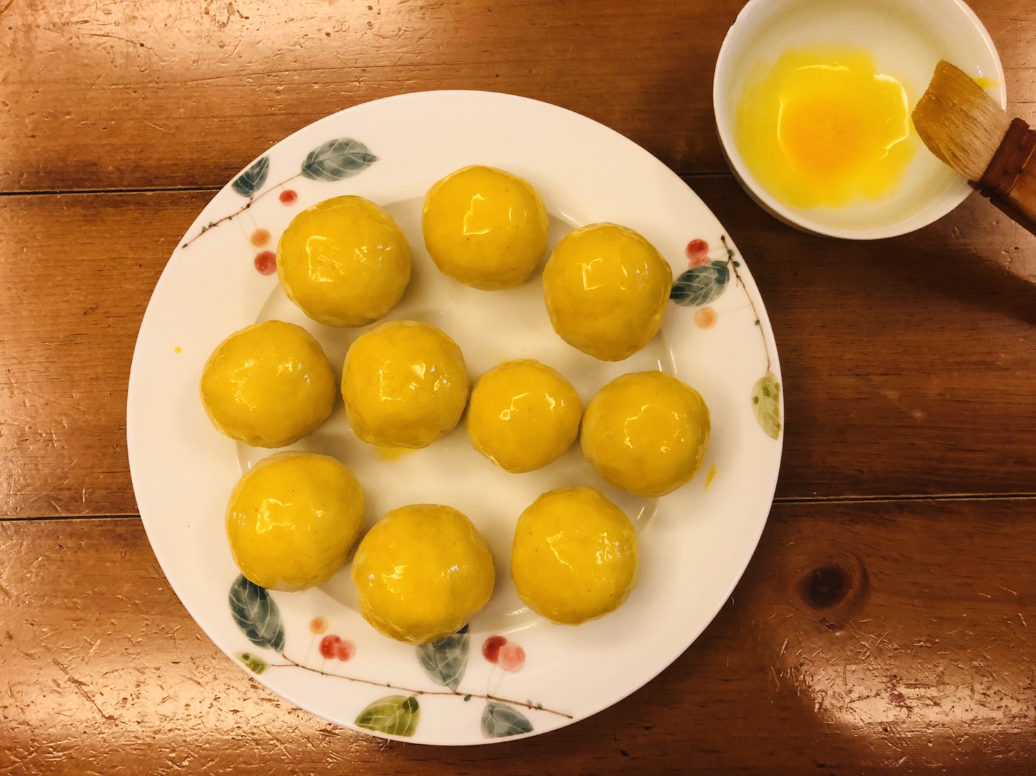 健康版的土豆泥蛋黄酥的做法 步骤19