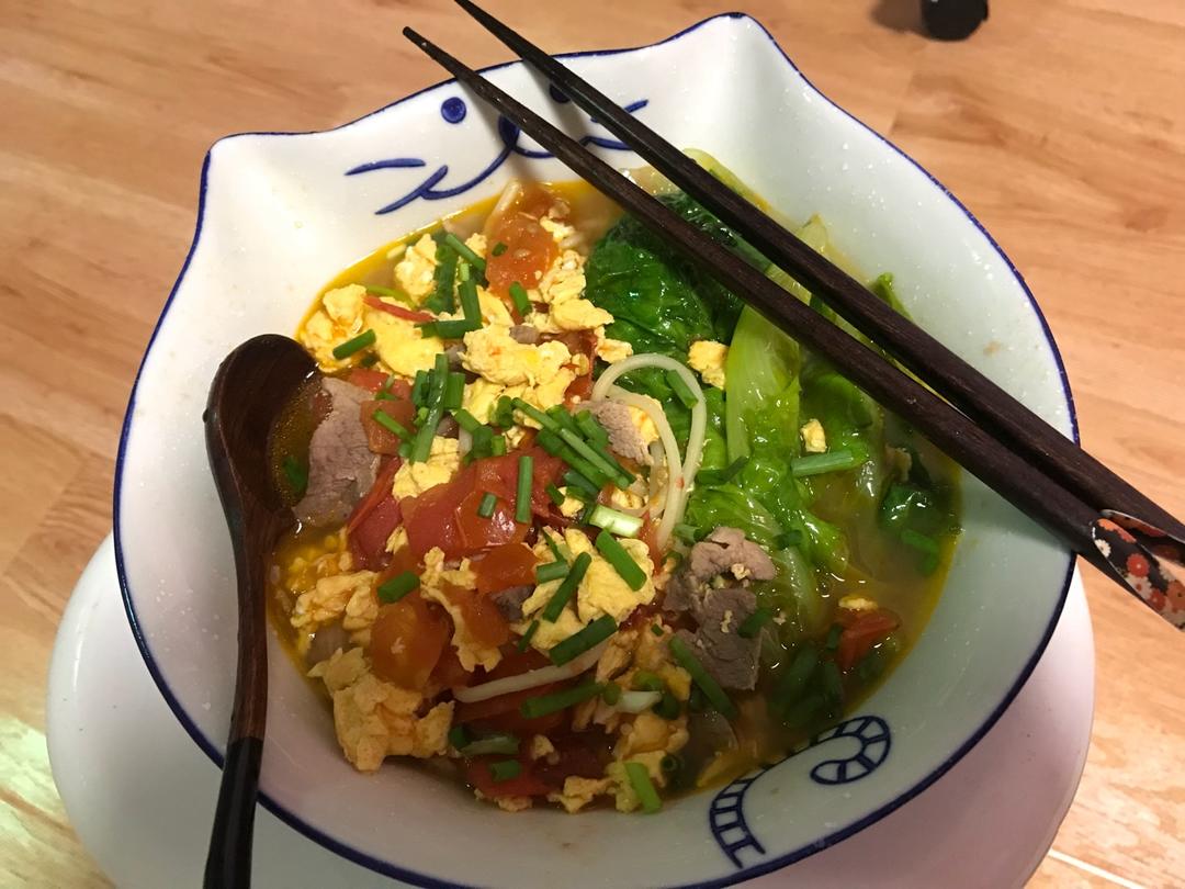 超级入味好吃的番茄鸡蛋面