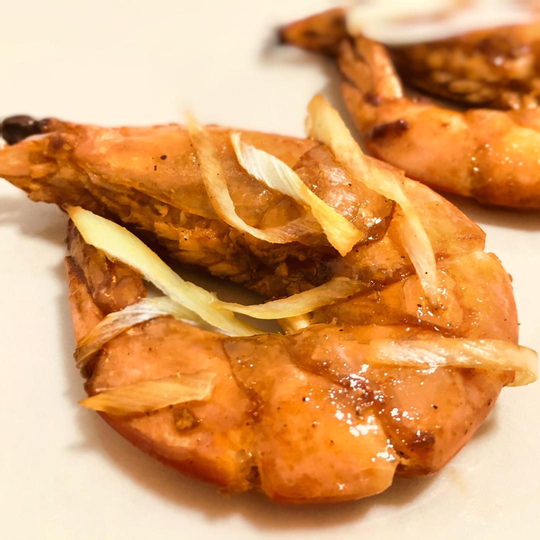 油焖大虾家常完整版(带壳去虾线沙包)