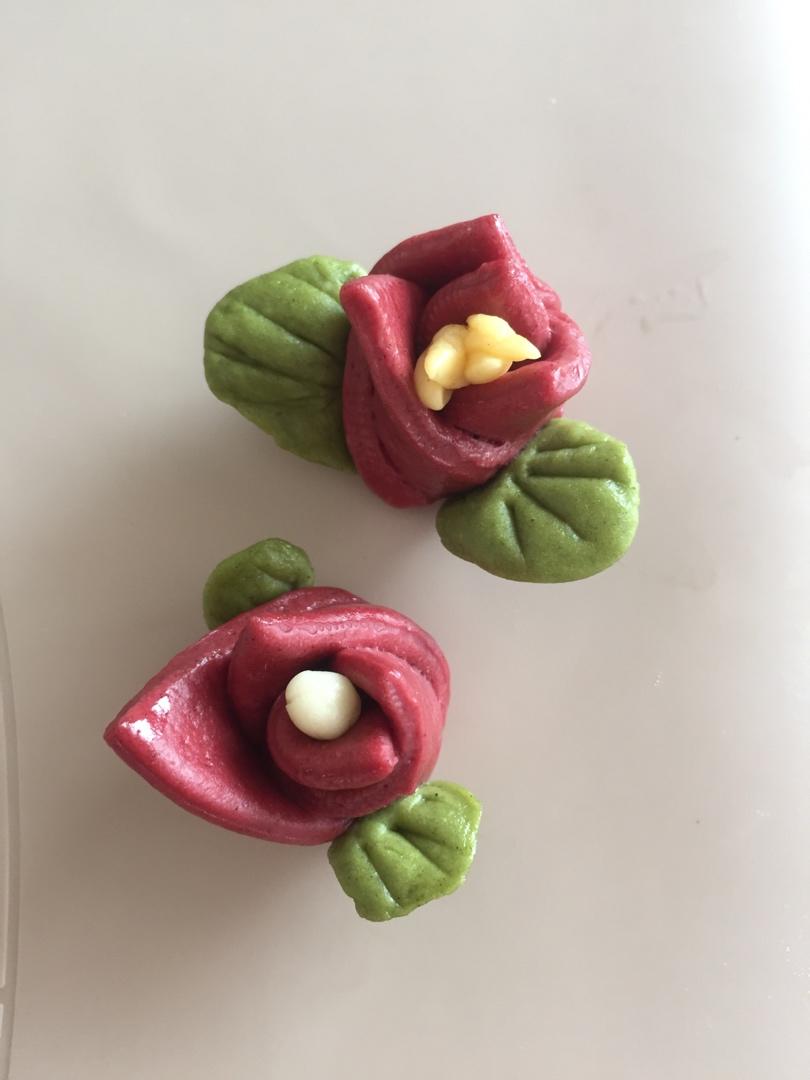 玫瑰花馒头