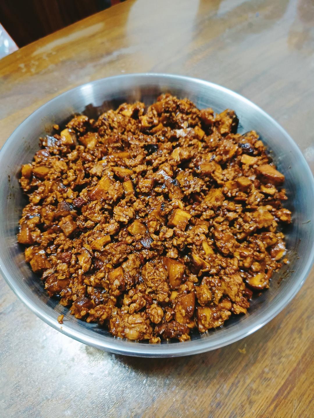 万能香菇肉酱下饭酱，香菇肉酱面，香菇肉酱盖饭