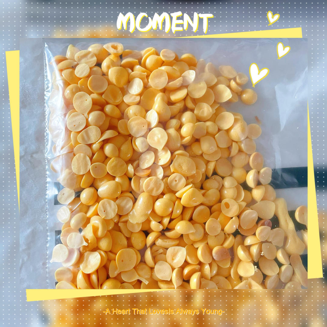 入口即化的无添加蛋黄溶豆