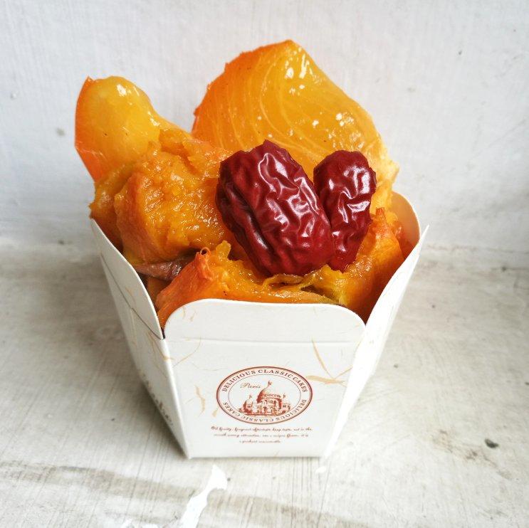 秋日の南瓜柿子沙拉