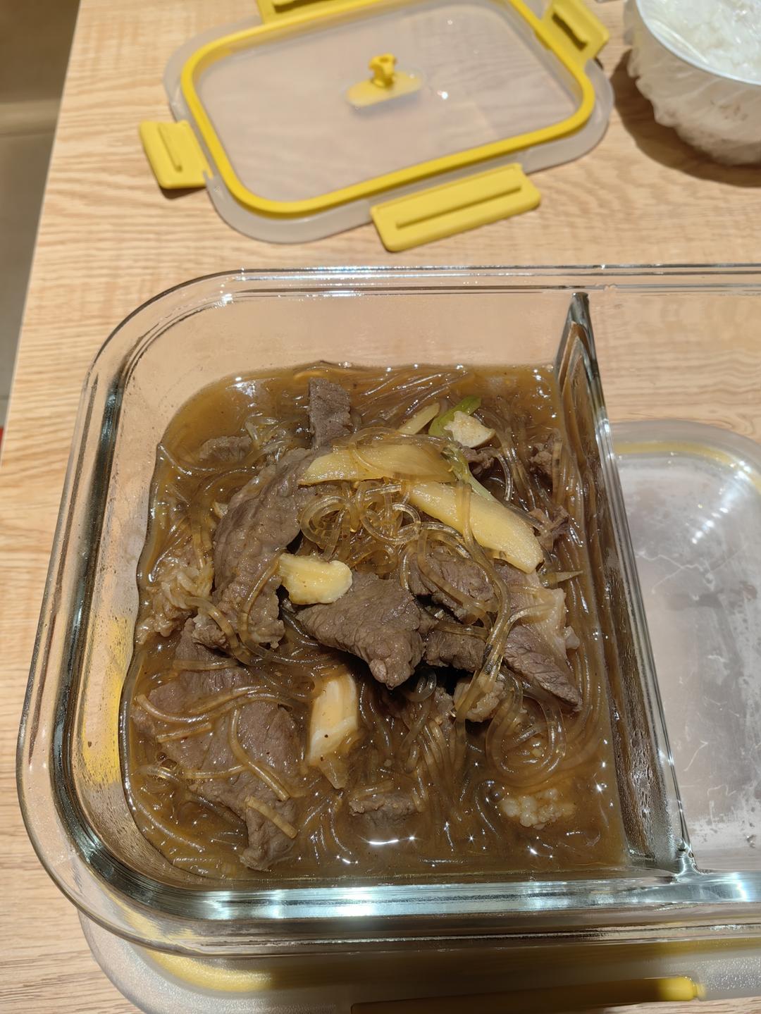 沙茶牛肉粉丝煲