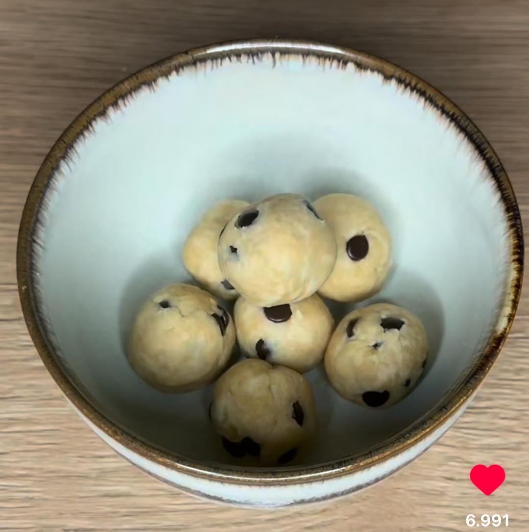 High protein cookie dough balls的做法