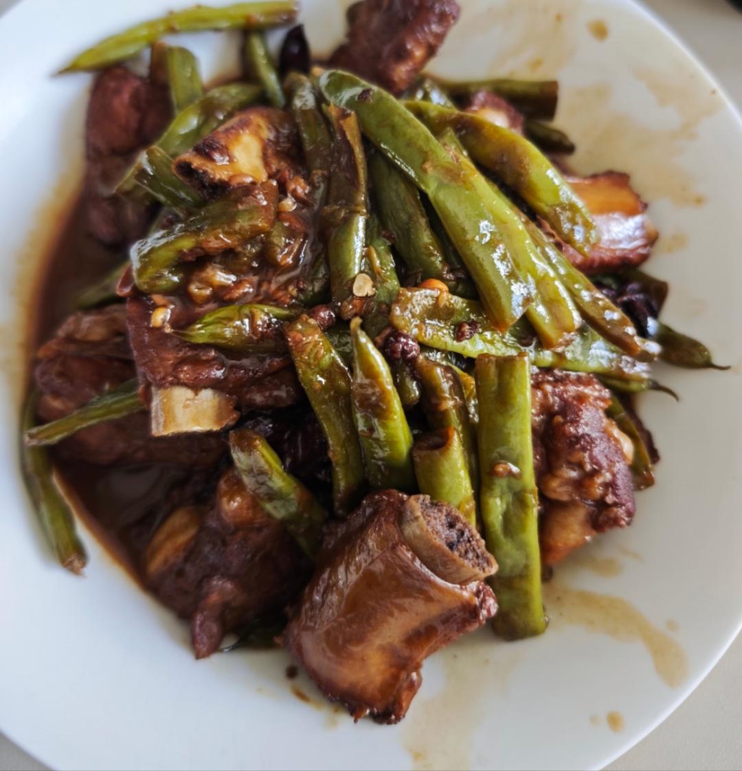 排骨焖四季豆