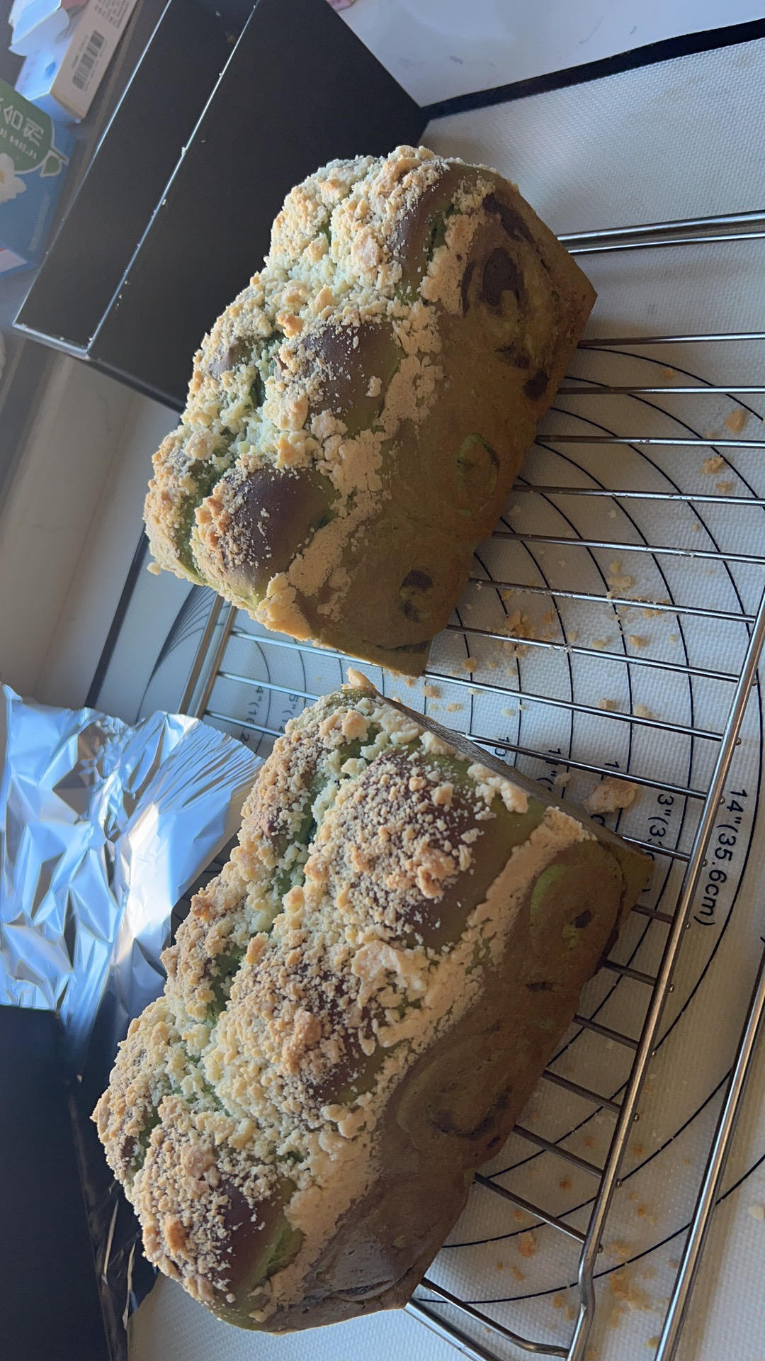 好好吃、好好吃的双倍开心果酱吐司