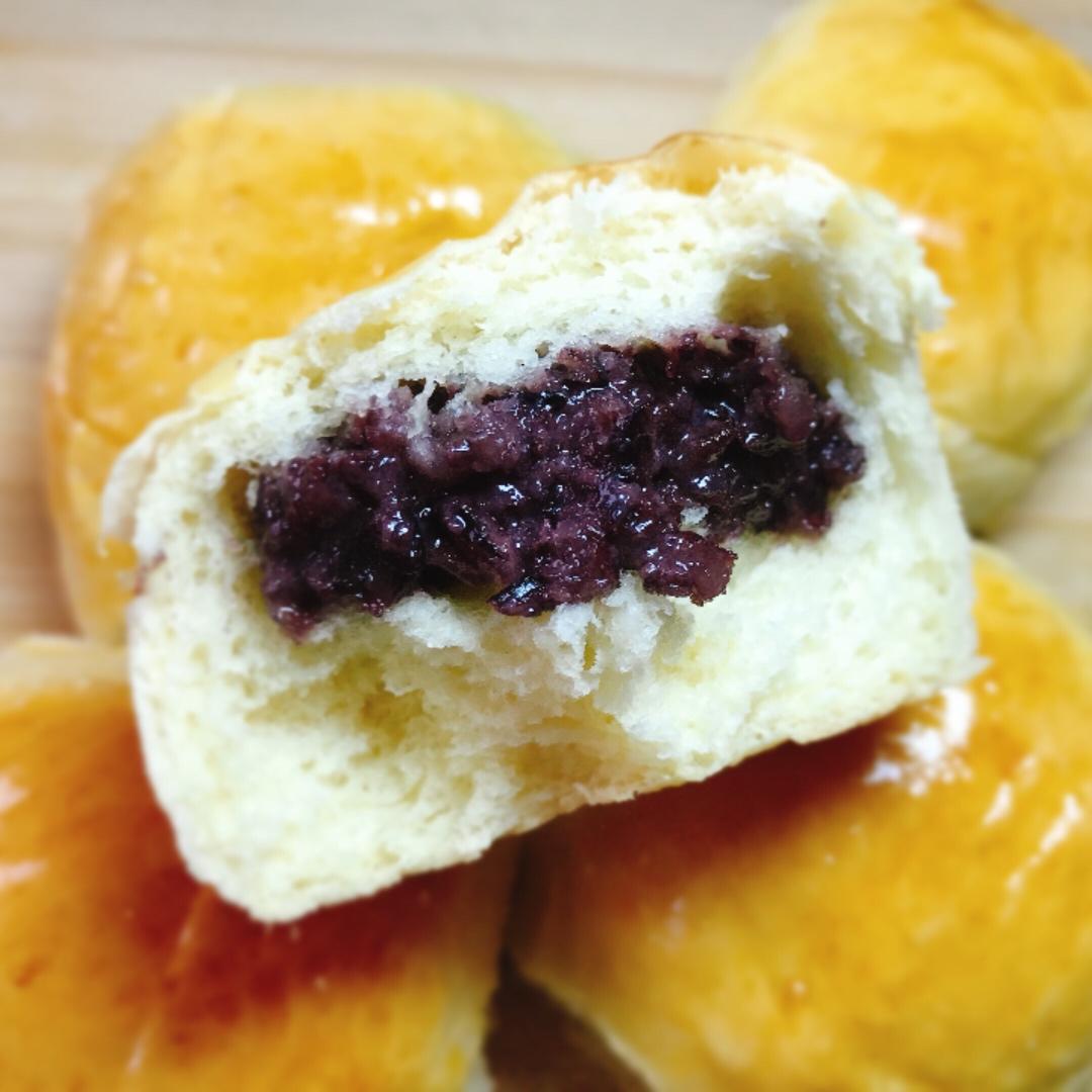 杨玲儿做的紫米面包