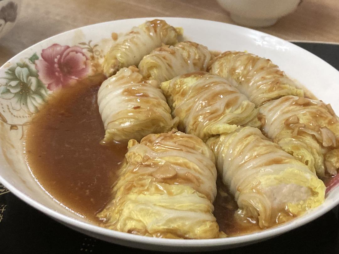 肉酿白菜卷
