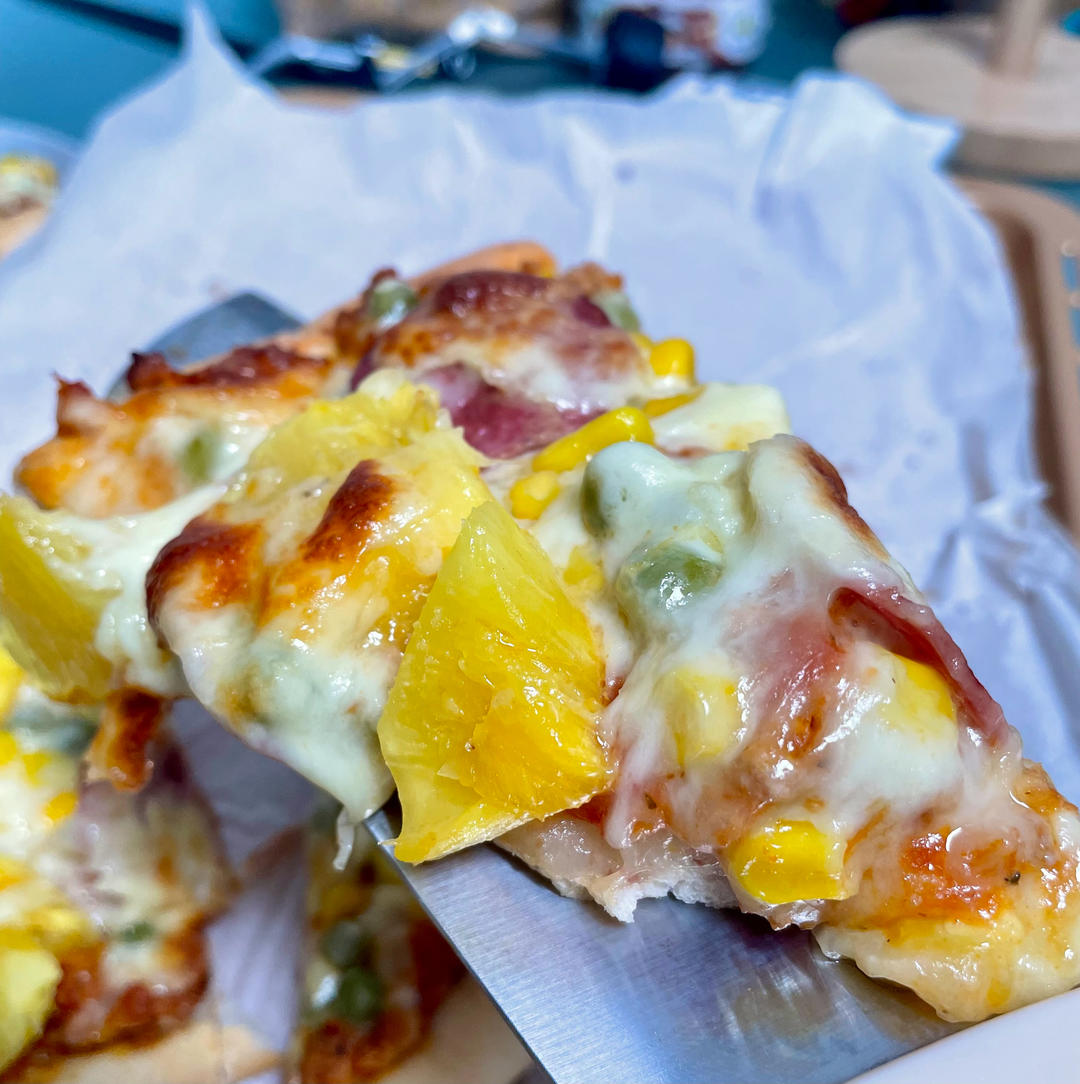 夏威夷pizza（附饼底冷冻法）