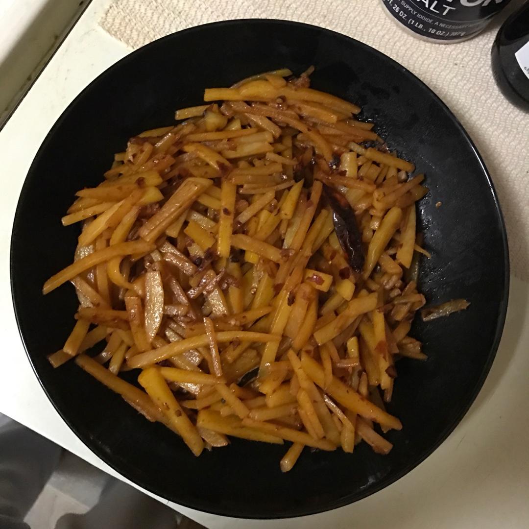 老干妈青椒土豆丝