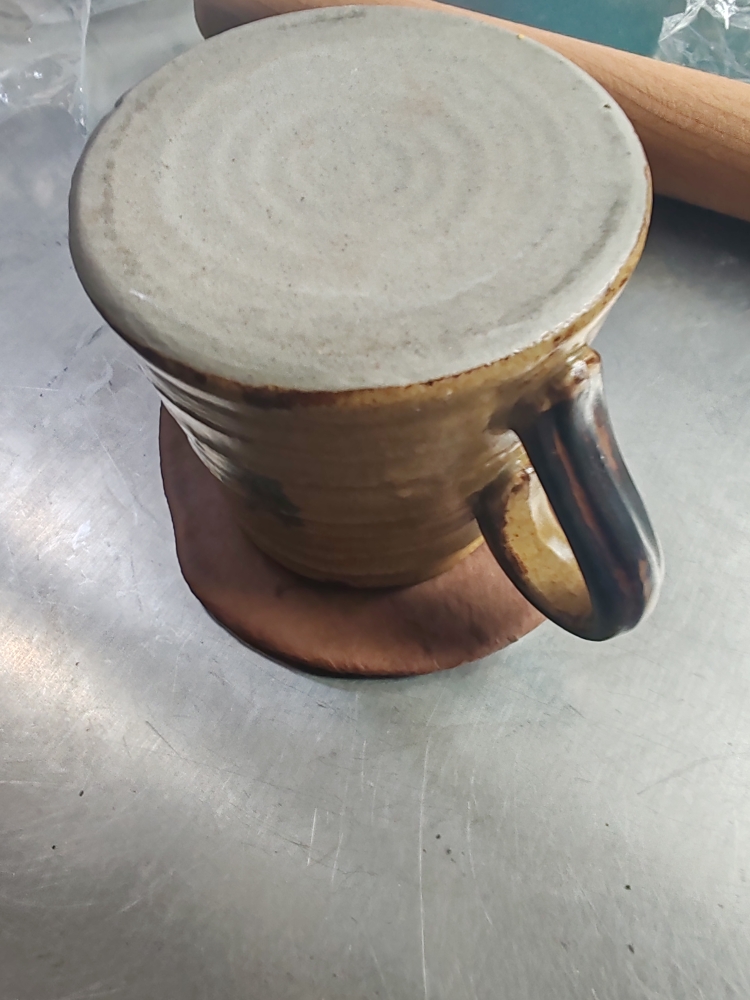 手捏陶胎作家器—馒头版（原创）的做法 步骤3