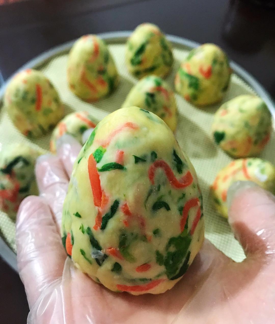 堂妈小厨——玉米菜窝头