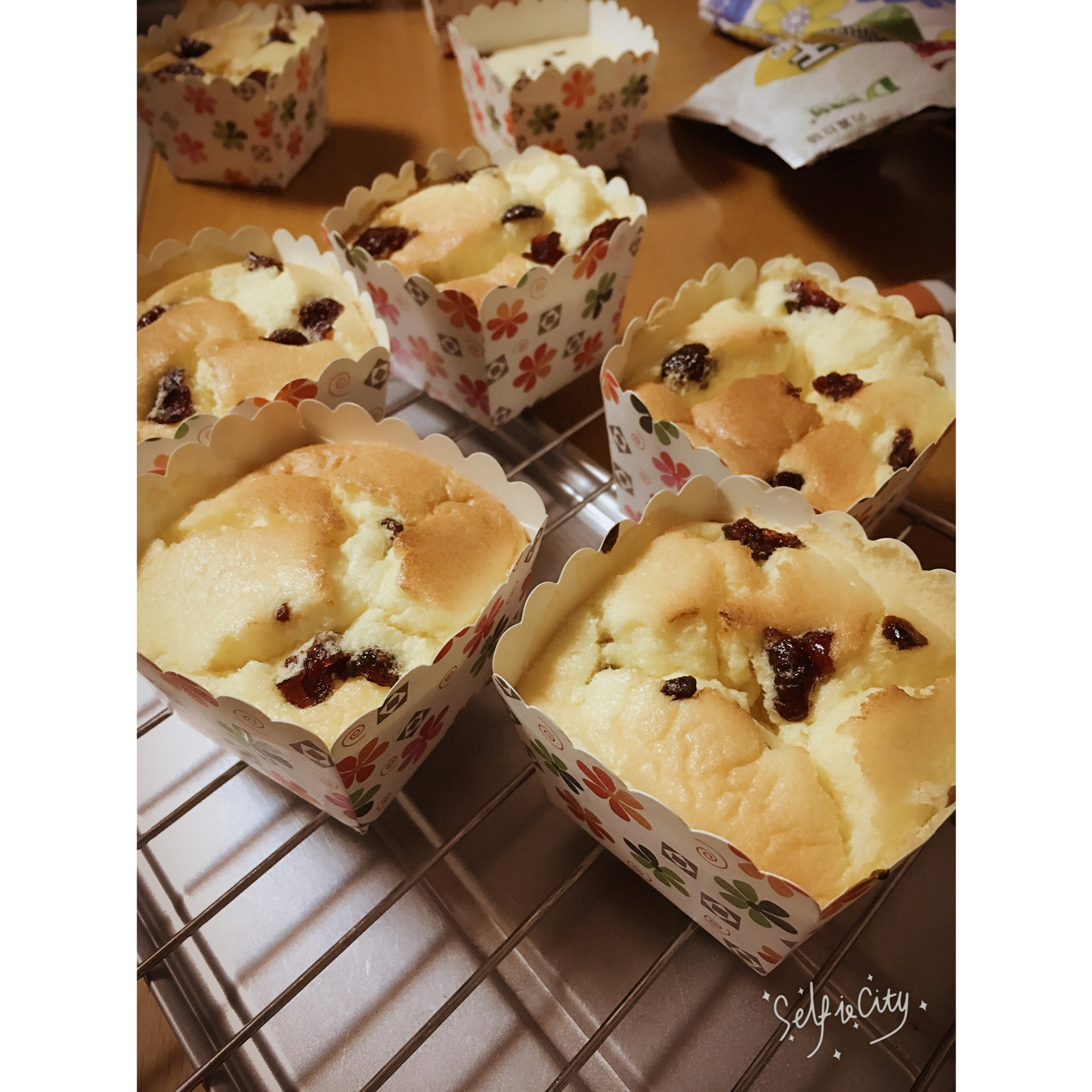 蔓越莓棉花纸杯蛋糕