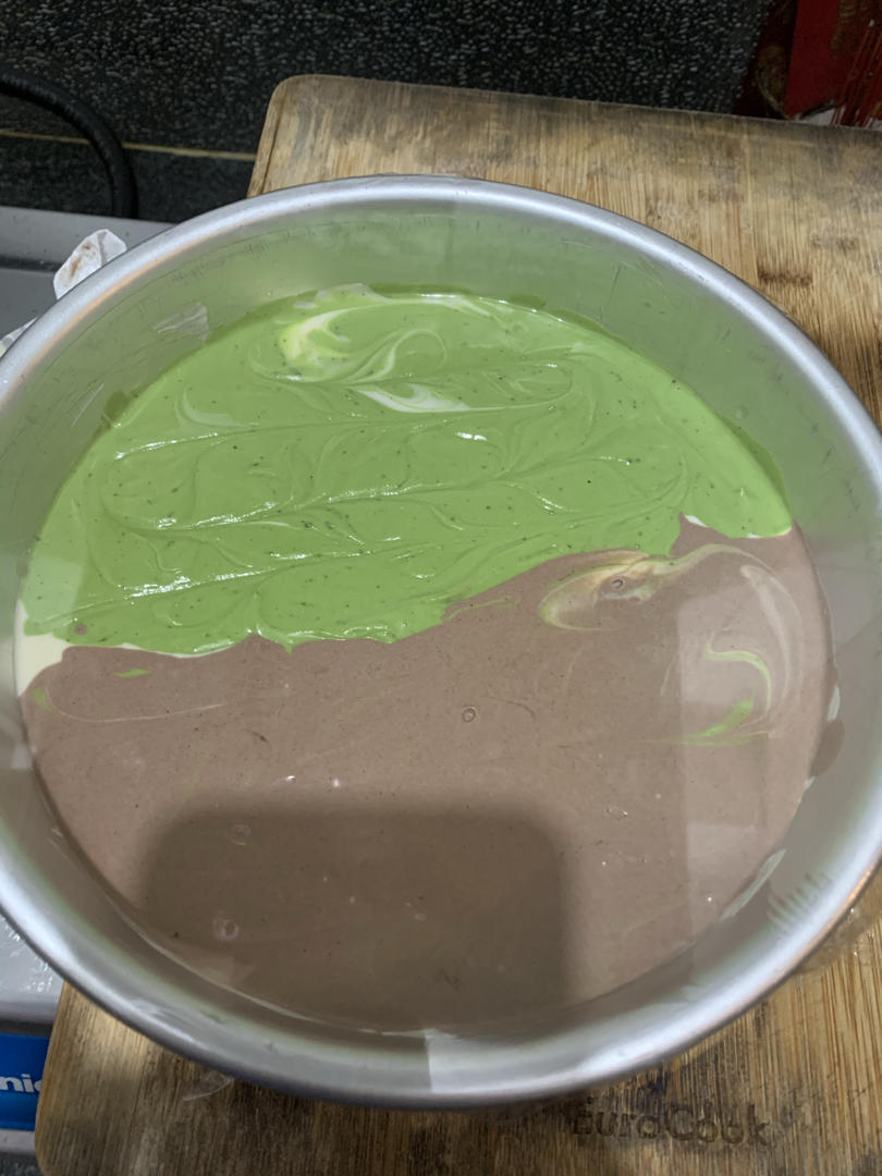 【福田淳子】冷藏式抹茶大理石乳酪蛋糕