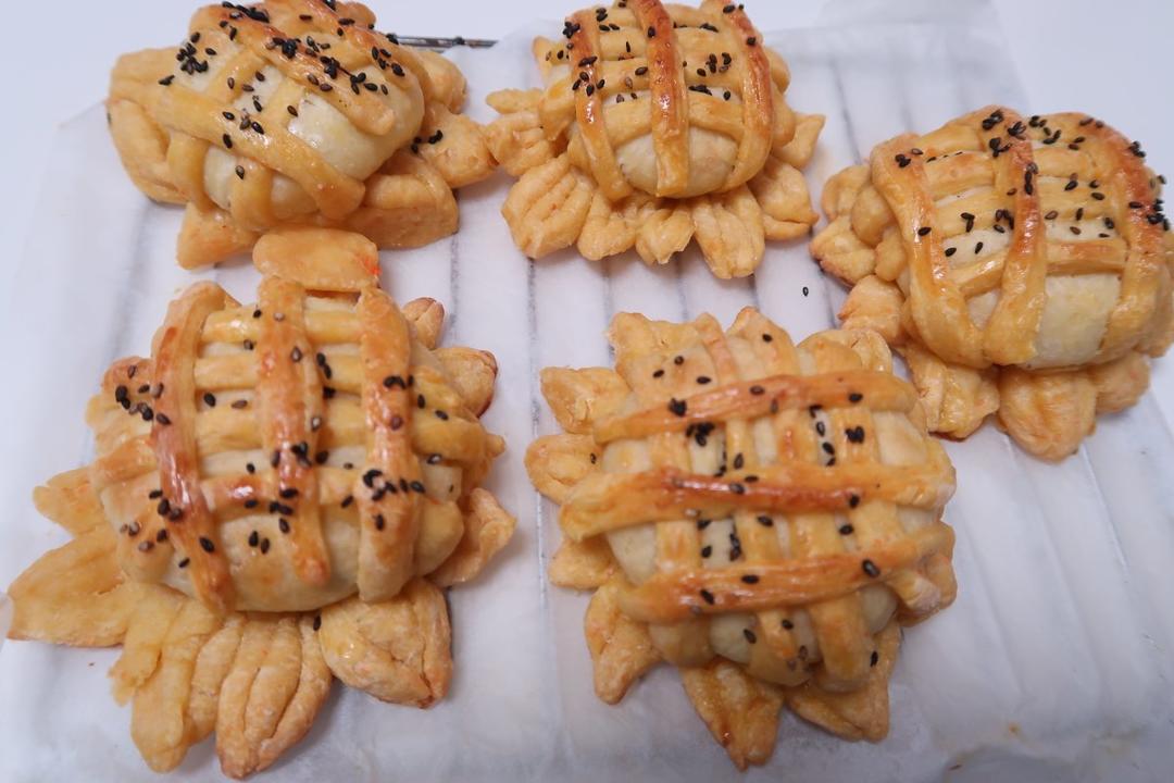 向日葵豆沙面包