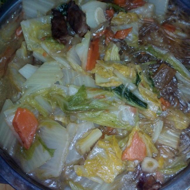 清汤白菜粉条