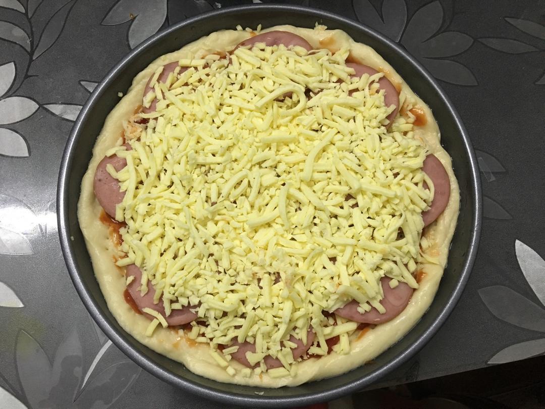 自制厚底披萨面饼