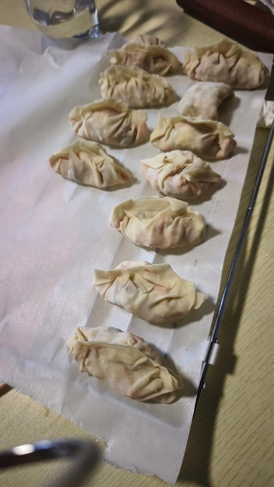 低碳素菜饺子（馄饨皮版）的做法