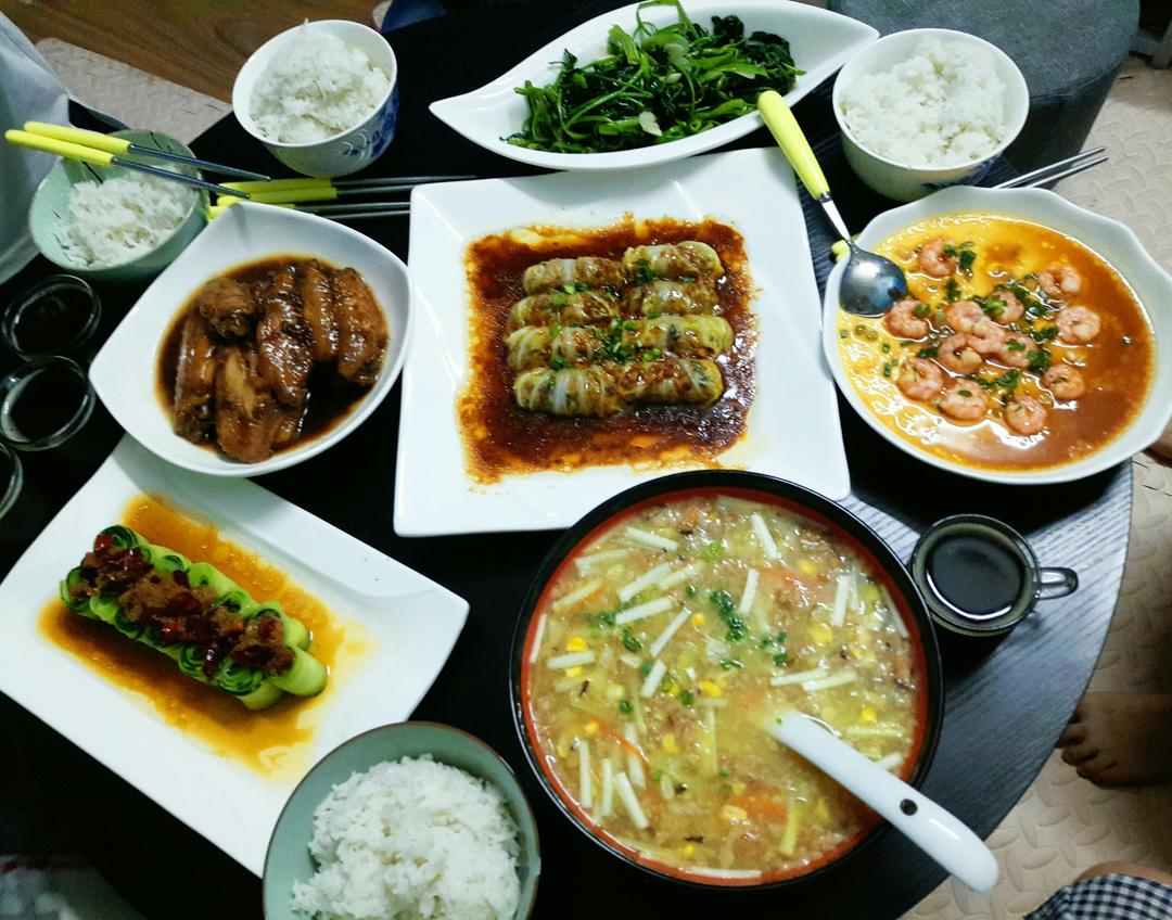 肉酿白菜卷