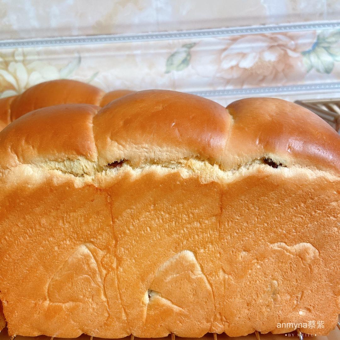 酸奶红豆吐司❗省时一次发酵