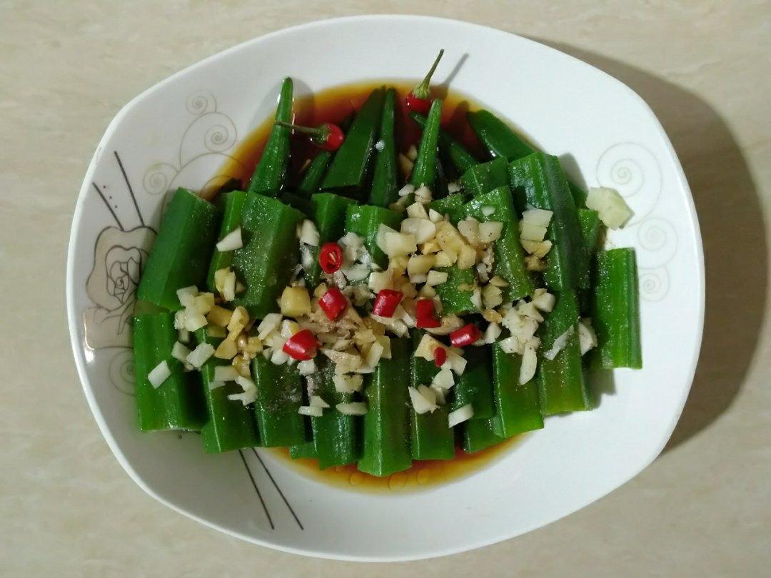 家常菜～蒜香秋葵