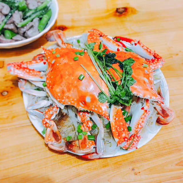 蒜蓉粉丝蒸蟹