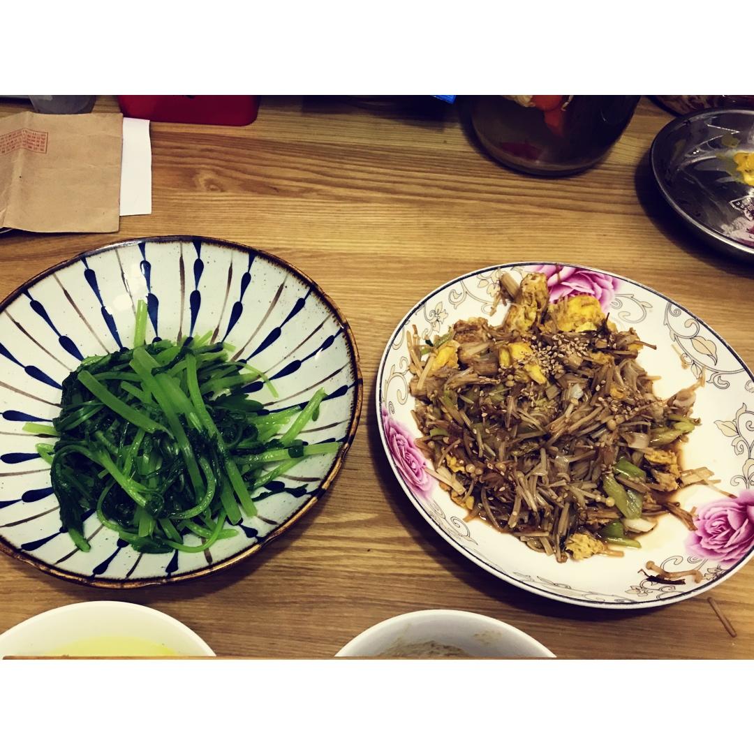 私房大葱炒鸡蛋
